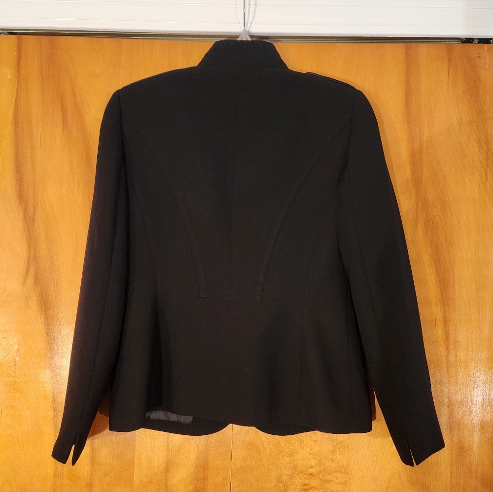 Tahari Arthur S. Levine Women's Blazer In Black Size 4 Petite - Picture 8 of 9
